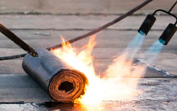 Carnteel asphalt flat roofing repairs